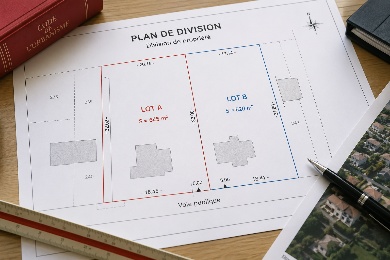 Détachement d'un terrain à bâtir