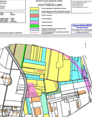 États et plans parcellaires